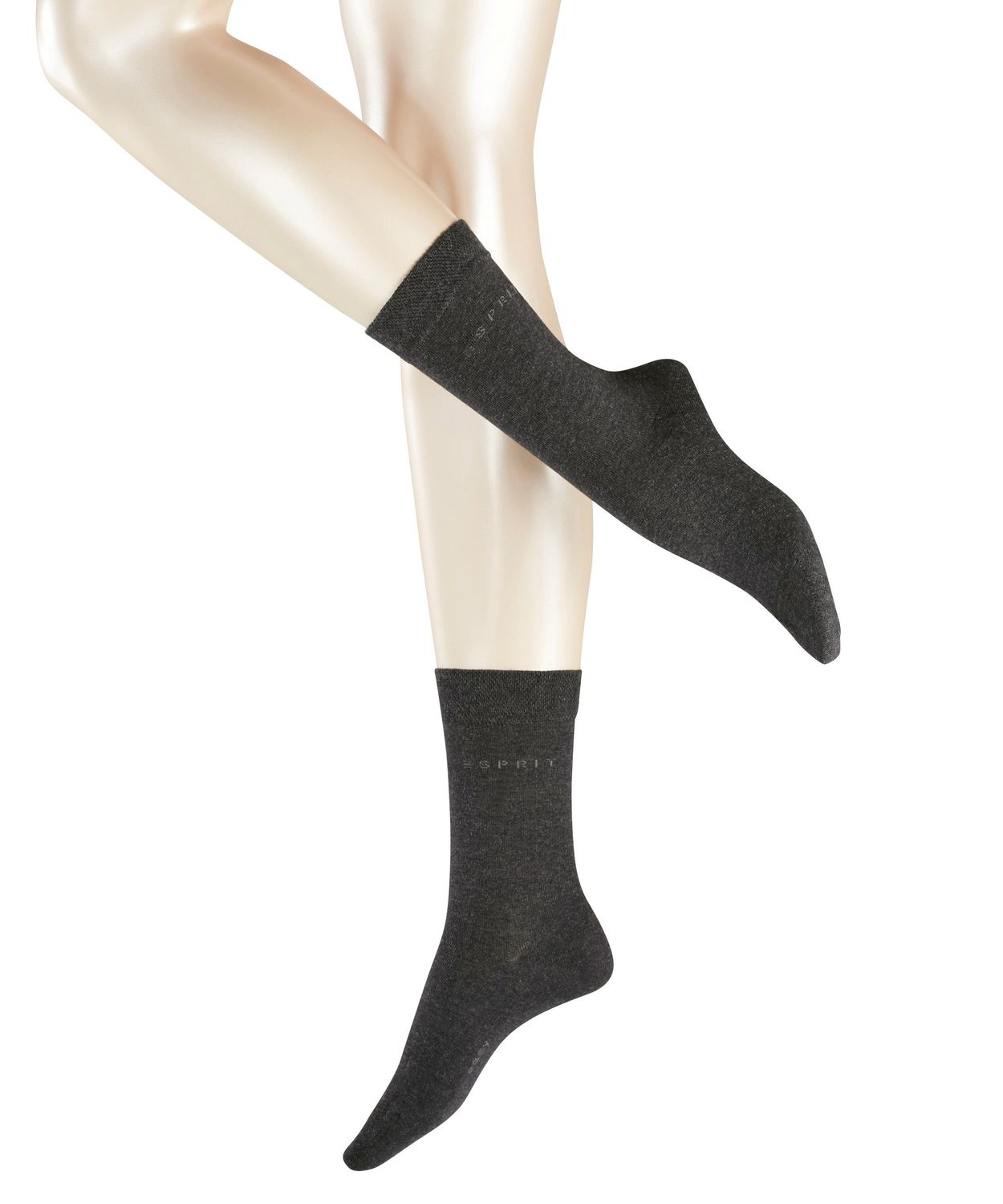 Esprit Socken "Basic Easy" 2er Pack, 2 Stk. tlg. ohne einschneidendes Bündc günstig online kaufen