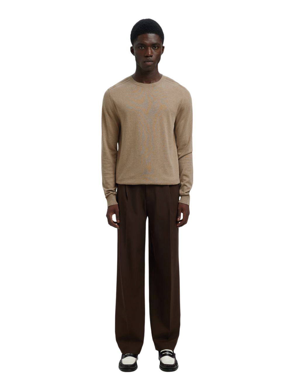 Selected Herren Rundhals Pullover SLHBERG CREW NECK B günstig online kaufen