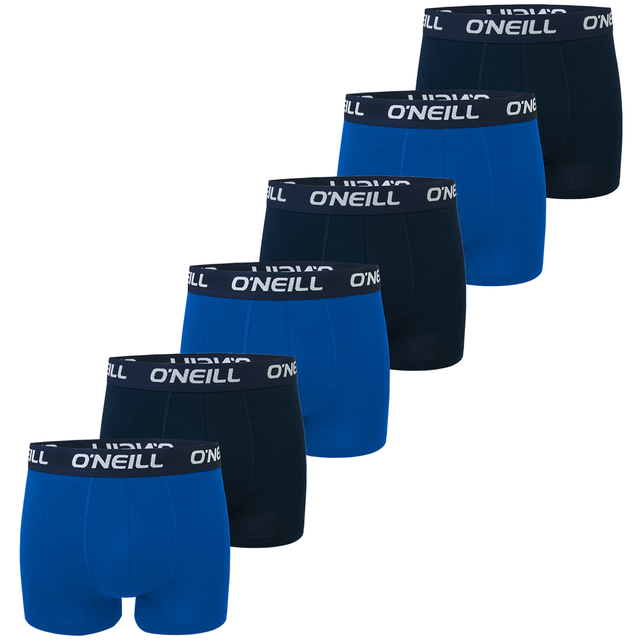 O`Neill Herren Boxershort Uni Sport Boxer S M L XL XXL 95% Baumwolle - 4er 6er 8er Multipack