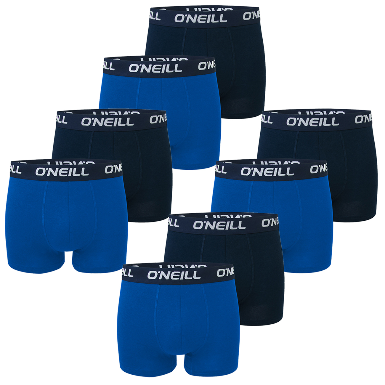 O`Neill Herren Boxershort Uni Sport Boxer S M L XL XXL 95% Baumwolle - 4er 6er 8er Multipack