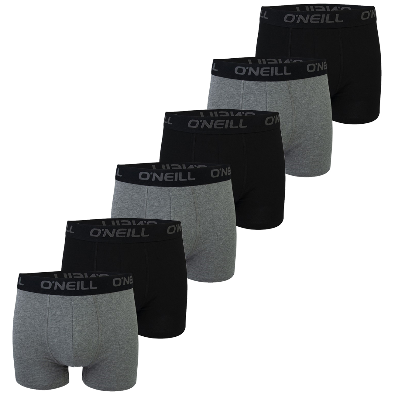 O'Neill Herren Boxershort Uni Sport Boxer S M L XL XXL 95% Baumwolle - 4er 6er 8er Multipack