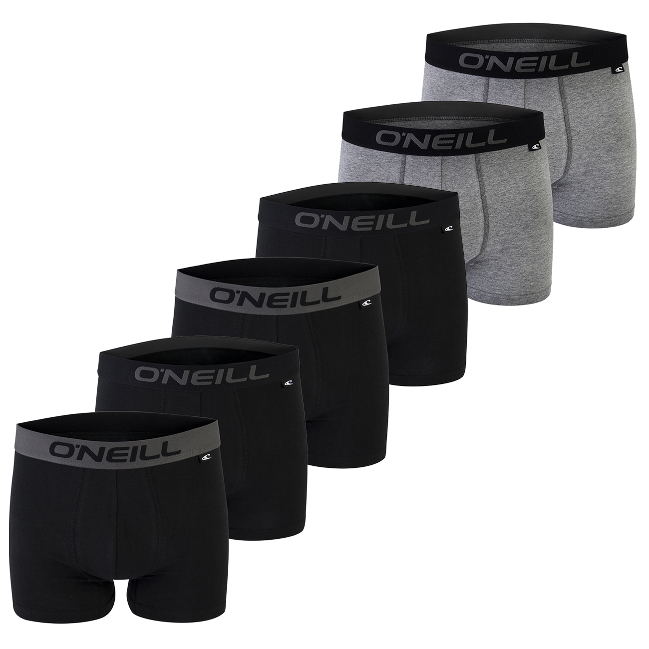 O'Neill Herren Boxershort Uni Sport Boxer S M L XL XXL 95% Baumwolle - 4er 6er 8er Multipack