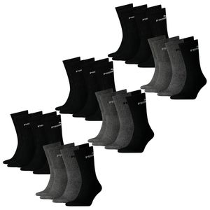 9 Paar Black (200) & 9 Paar Anthracite/Grey (207)