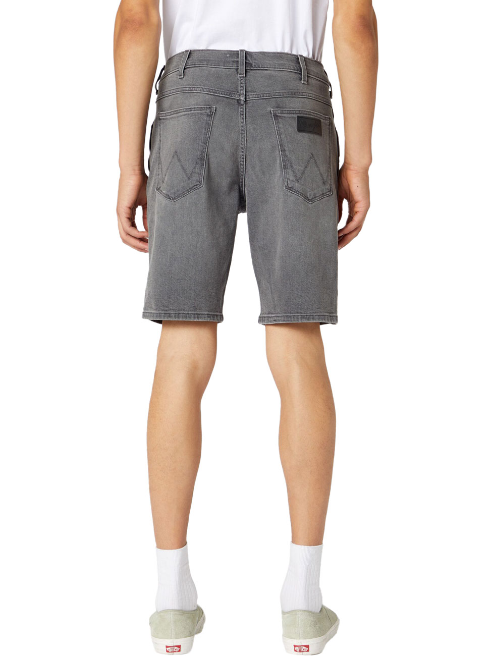 Wrangler Herren 5 Pocket Short - Grau - Top Dog günstig online kaufen