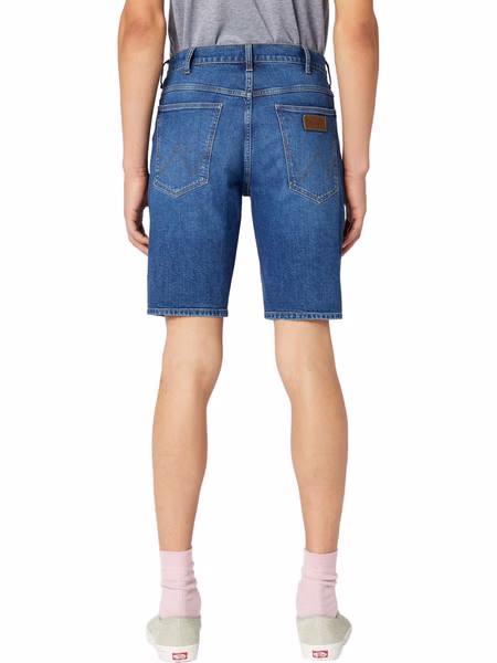 Wrangler Herren 5 Pocket Short - Blau - Game On Wrangler Herren 5 Pocket Short - Blau - Game On