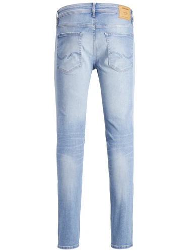 Jack & Jones Herren Jeans JJILIAM JJORIGINAL AGI 002 - Skinny Fit - Blau - Blue Denim