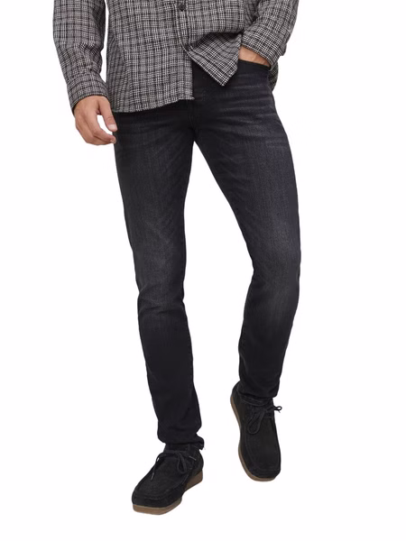 Jack & Jones Herren Jeans JJIGLENN JJICON JJ 557 50SPS - Slim Fit - Schwarz  Black Denim Jack & Jones Herren Jeans JJIGLENN JJICON JJ 557 50SPS - Slim Fit - Schwarz  Black Denim
