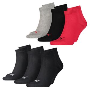 Puma Unisex Herren Damen Socken günstig - Quarter 6er PLAIN kaufen 12er Multipack 9er