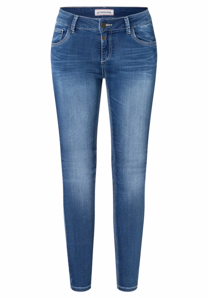 TIMEZONE Damen Jeans AleenaTZ - Tight Fit - Blau - Blue Denim Wash TIMEZONE Damen Jeans AleenaTZ - Tight Fit - Blau - Blue Denim Wash