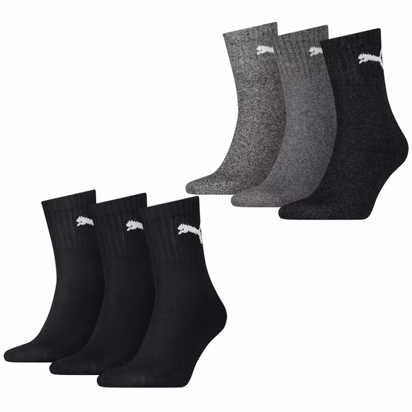 Puma Herren Damen Unisex Sport Socken Baumwolle SHORT CREW 6er 9er 12er Multipack Puma Herren Damen Unisex Sport Socken Baumwolle SHORT CREW 6er 9er 12er Multipack