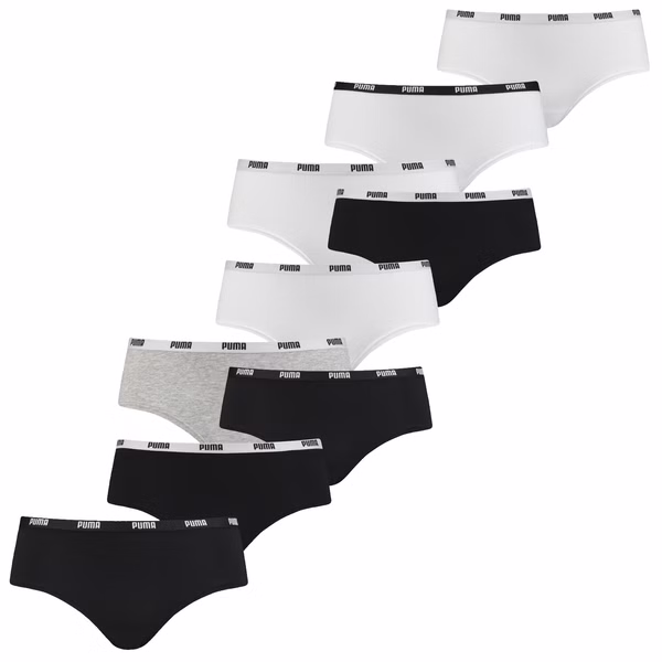 Puma Damen Hipster Sport Lifestyle Pack 95% Baumwolle Slip XS S M L XL 6er 9er 12er Multipack Puma Damen Hipster Sport Lifestyle Pack 95% Baumwolle Slip XS S M L XL 6er 9er 12er Multipack
