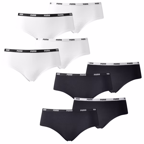 Puma Damen Hipster MICROFIBER HANG Pack XS S M L XL Schwarz 6% Polyamid Slip 4er 6er 8er Pack Puma Damen Hipster MICROFIBER HANG Pack XS S M L XL Schwarz 6% Polyamid Slip 4er 6er 8er Pack