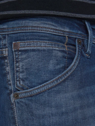 Jack & Jones Herren Jeans JJIGLENN JJFOX AGI 204 50SPS. - Slim Fit - Blau - Blue Denim