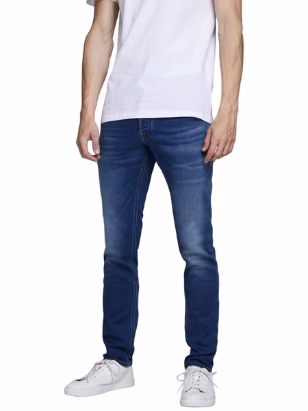 Jack & Jones Herren Jeans JJIGLENN JJORIGINAL GE 006 - Slim Fit - Blau - Blue Denim Jack & Jones Herren Jeans JJIGLENN JJORIGINAL GE 006 - Slim Fit - Blau - Blue Denim
