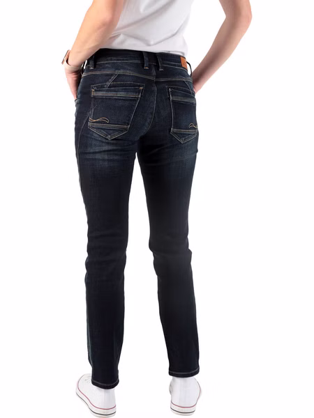 M.O.D. Damen Jeans Rea - Regular Fit - Blau - Powell Blue M.O.D. Damen Jeans Rea - Regular Fit - Blau - Powell Blue