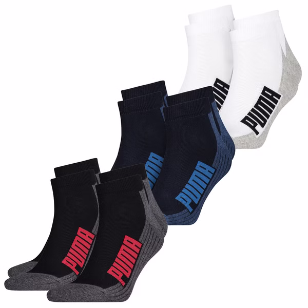 Quartersocken - PUMA CUSHIONED QUARTER 4er 6er 8er Multipack Quartersocken - PUMA CUSHIONED QUARTER 4er 6er 8er Multipack