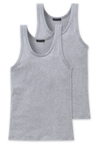 Schiesser Herren Unterhemd Authentic 2er Pack