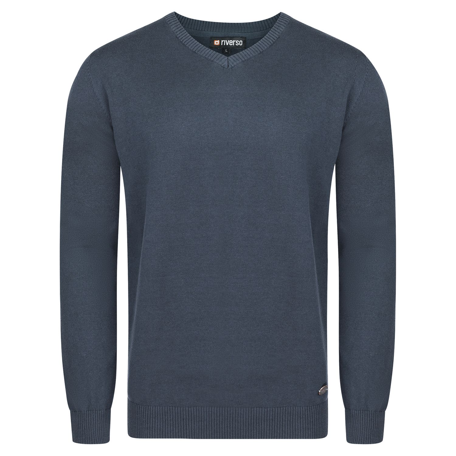 riverso Herren Pullover RIVEmil V-Neck Regular Fit