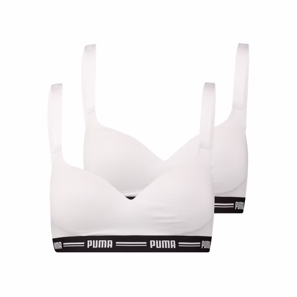 Puma Damen Sport BH ICONIC PADDED TOP XS S M L XL - 2er 3er 4er Multipack Puma Damen Sport BH ICONIC PADDED TOP XS S M L XL - 2er 3er 4er Multipack