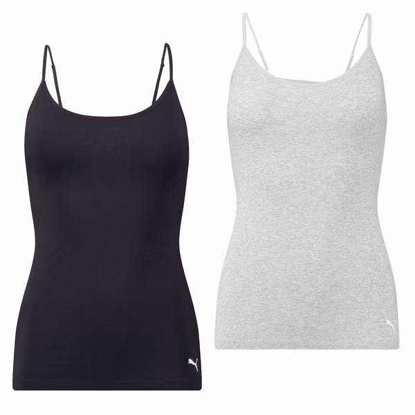 Puma Damen Top ICONIC CAMISOLE BRA - 2er 3er 4er Multipack Puma Damen Top ICONIC CAMISOLE BRA - 2er 3er 4er Multipack