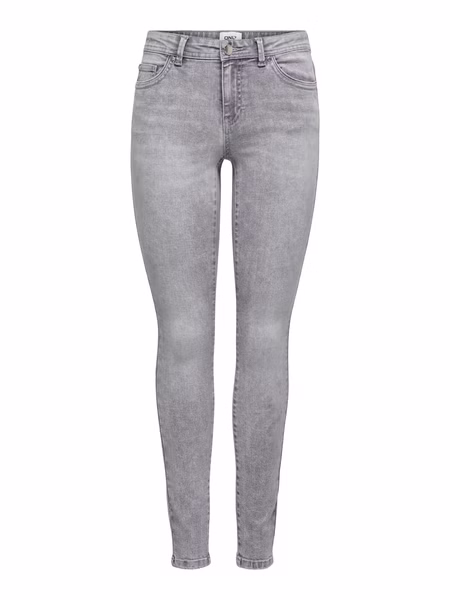 Only Damen Jeans ONLWAUW LIFE MID SK BB BJ694 - Skinny Fit - Grau - Medium Grey Denim Only Damen Jeans ONLWAUW LIFE MID SK BB BJ694 - Skinny Fit - Grau - Medium Grey Denim