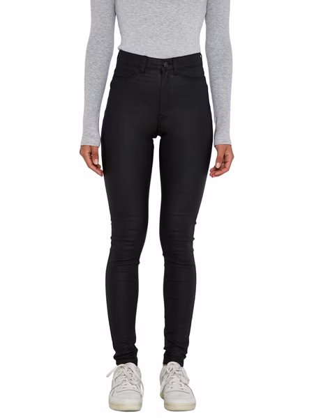 Noisy May Damen Hose NMCALLIE HW SKINNY COATED Skinny Fit Noisy May Damen Hose NMCALLIE HW SKINNY COATED Skinny Fit