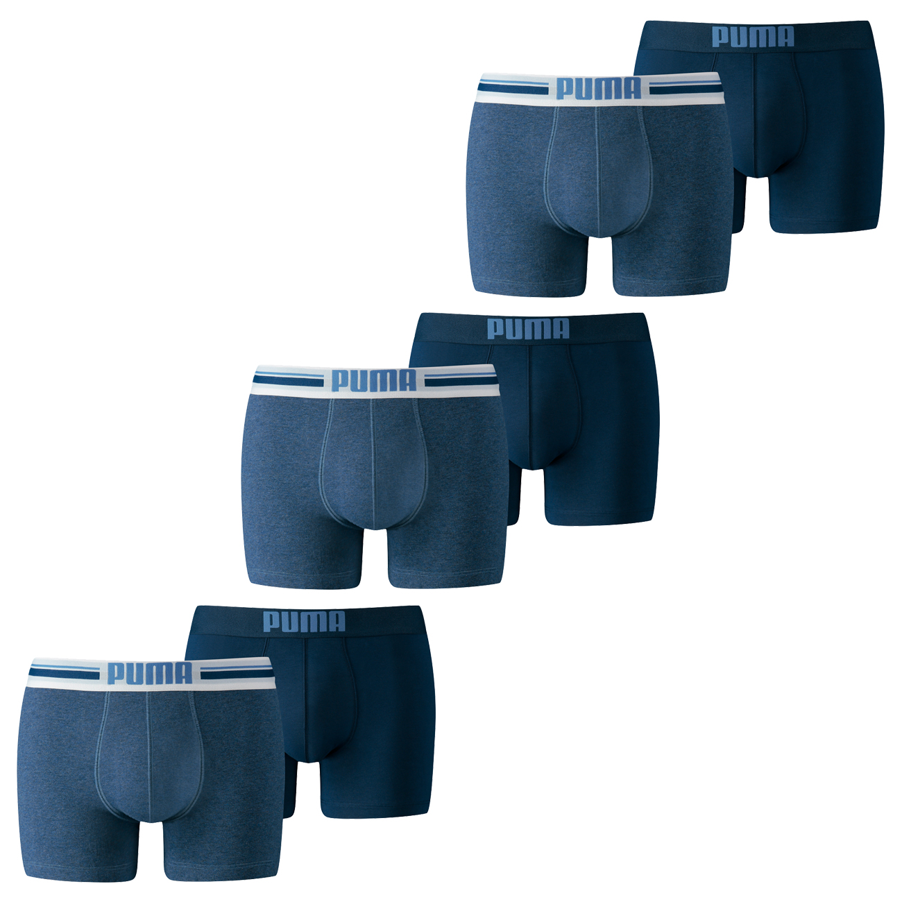 Puma Herren Boxershort PLACED LOGO BOXER 4er 6er 8er Multipack S M L XL