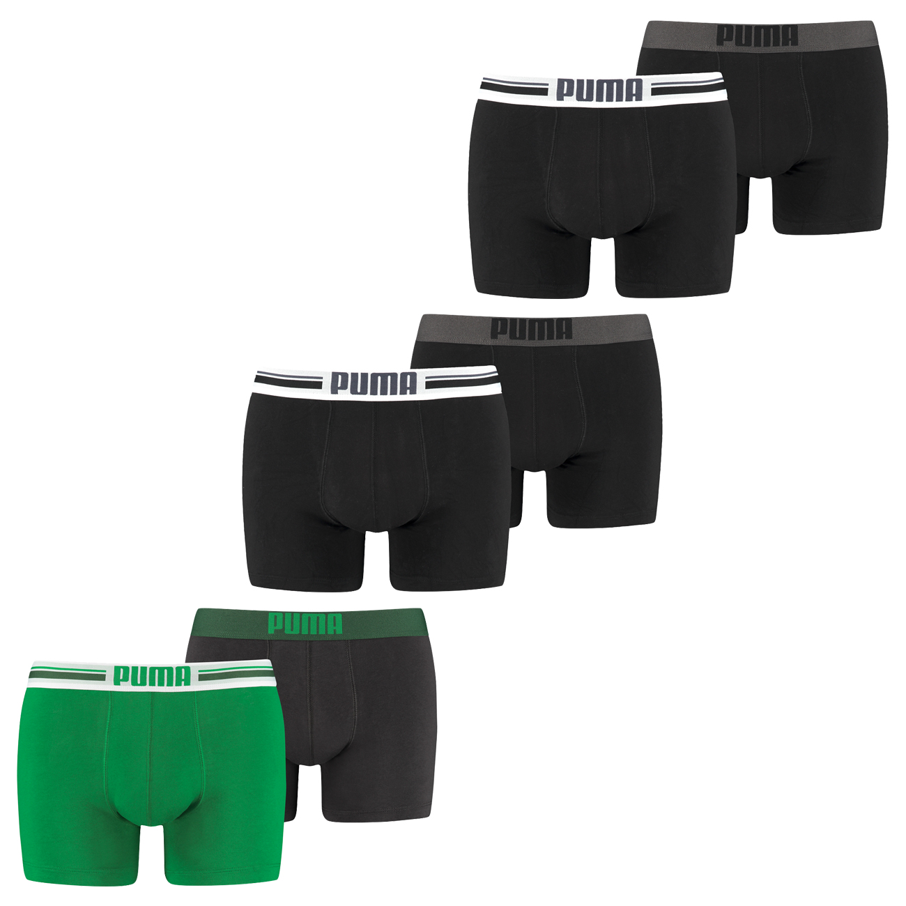 Puma Herren Boxershort PLACED LOGO BOXER 4er 6er 8er Multipack S M L XL