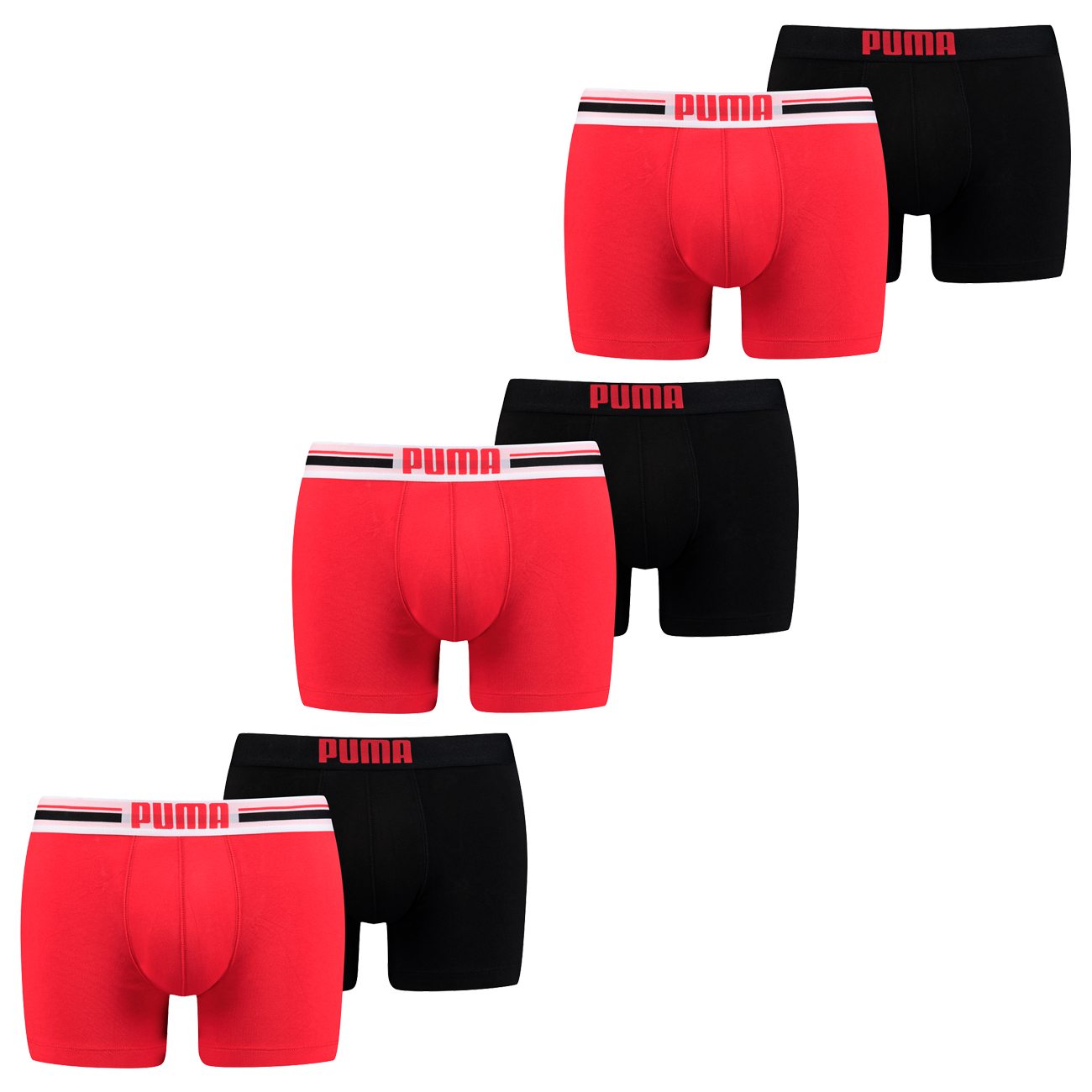 Puma Herren Boxershort PLACED LOGO BOXER 4er 6er 8er Multipack S M L XL