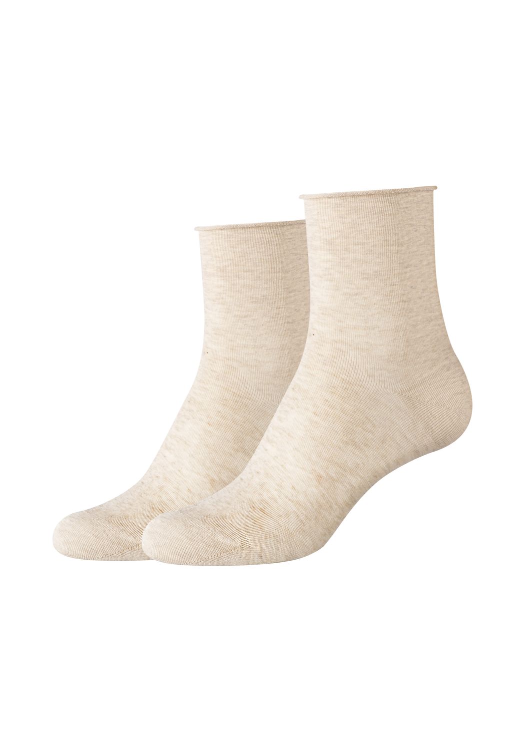 Camano Damen Quarter Socken Cotton Fine 2er Pack
