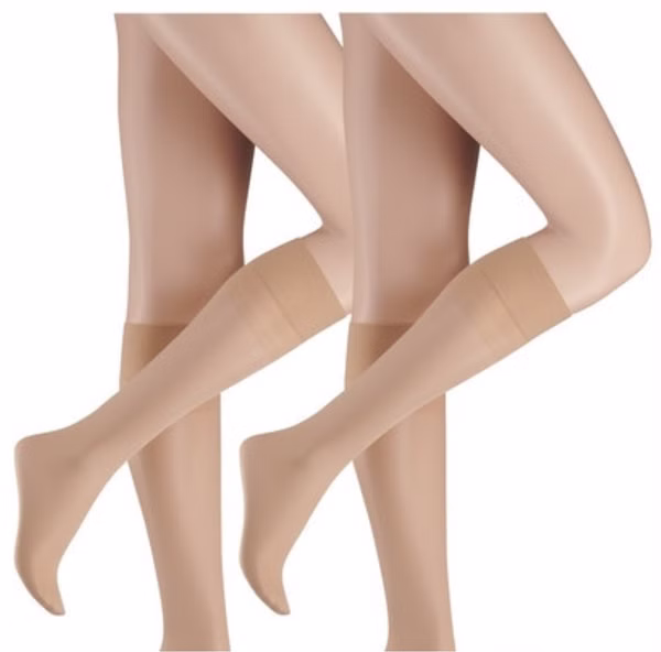 Camano Damen Feinstrümpfe Everyday Knee-Highs 20 DEN 2er Pack Camano Damen Feinstrümpfe Everyday Knee-Highs 20 DEN 2er Pack