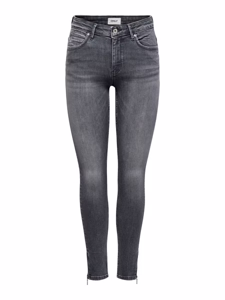 Only Damen Jeans ONLKENDELL LIFE RG SK ANK TAI862  - Skinny Fit - Grau - Medium Grey Denim Only Damen Jeans ONLKENDELL LIFE RG SK ANK TAI862  - Skinny Fit - Grau - Medium Grey Denim