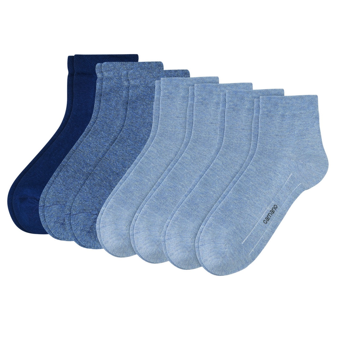 Camano Unisex CA-Soft Quarter 7er Pack