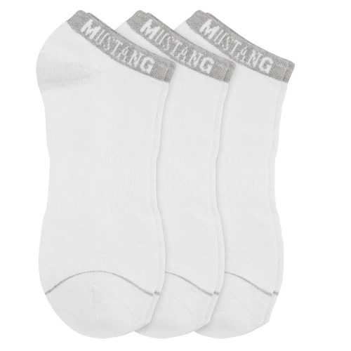Mustang Herren Sneaker Socken Basic 3er Pack