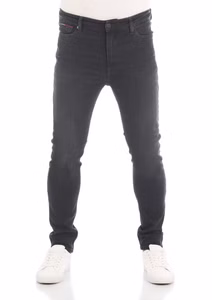 Tommy Hilfiger Herren Jeans Simon - Skinny Fit - Schwarz - Dynamic Jacob BlackSchwarz