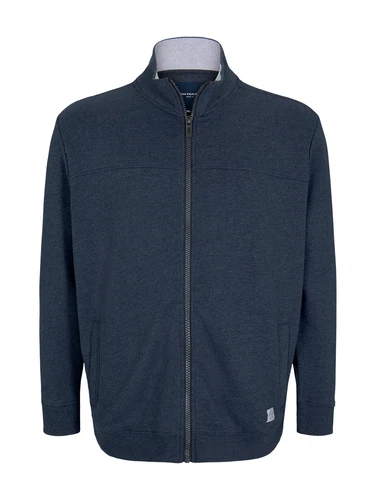 Tom Tailor Herren Sweatjacke Cutline Plus Size