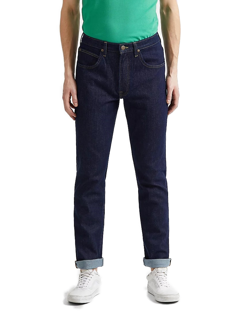 Lee Herren Jeans Brooklyn Straight - Regular Fit - Blau - Rinse