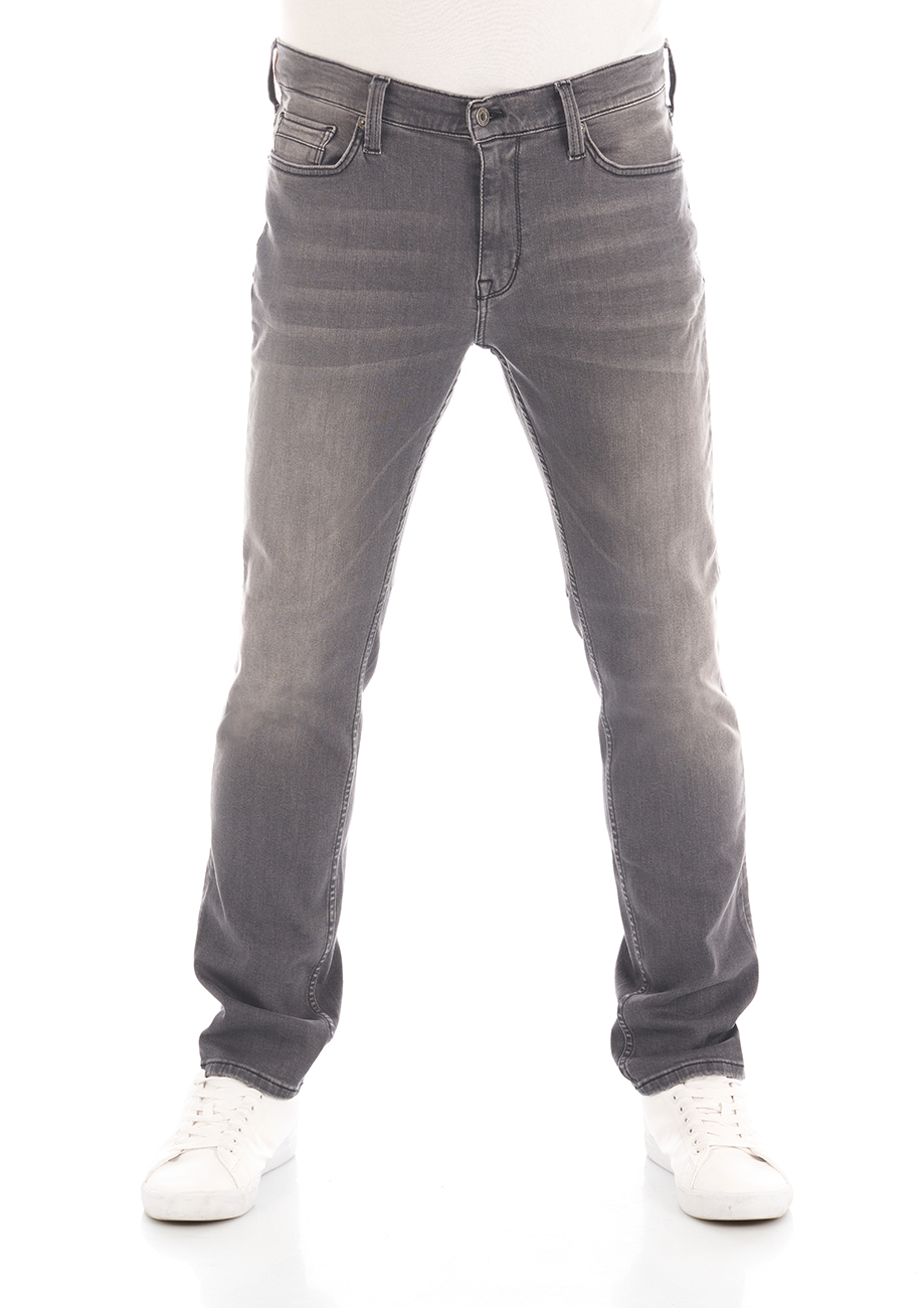 Mustang Herren Jeans Vegas - Slim Fit - Grau - Grey Denim