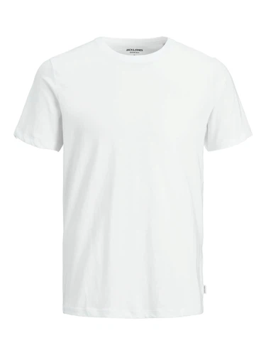 Jack & Jones Herren Rundhals T-Shirt JJEORGANIC BASIC - Slim Fit