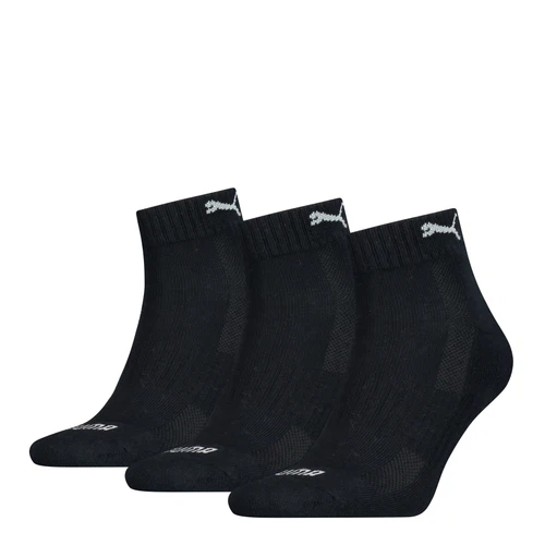 Puma Unisex Herren Damen Quarter Socken CUSHIONED 3er Pack