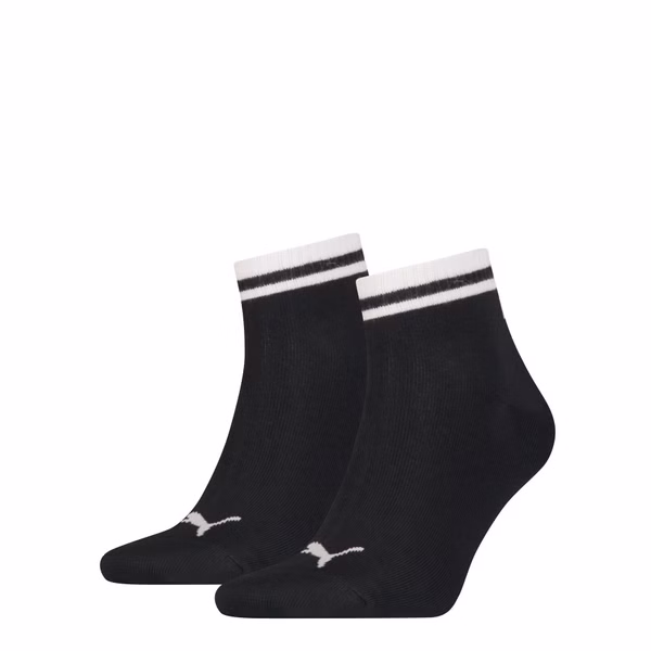 Puma Unisex Herren Damen Quarter Socken HERITAGE 2er Pack Puma Unisex Herren Damen Quarter Socken HERITAGE 2er Pack