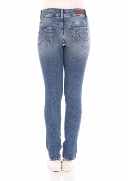 LTB Damen Jeans Molly M Super Slim Fit - Blau - Yule Wash LTB Damen Jeans Molly M Super Slim Fit - Blau - Yule Wash