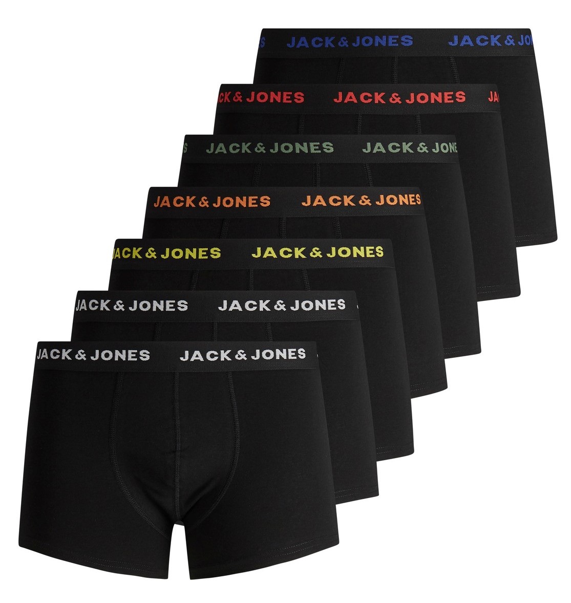 Jack & Jones Herren Boxershort JACBASIC TRUNKS 7er Pack