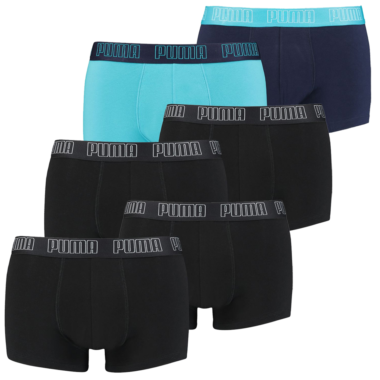 Puma Herren Boxershort Basic Trunk Shortboxer - 4er 6er 8er Multipack