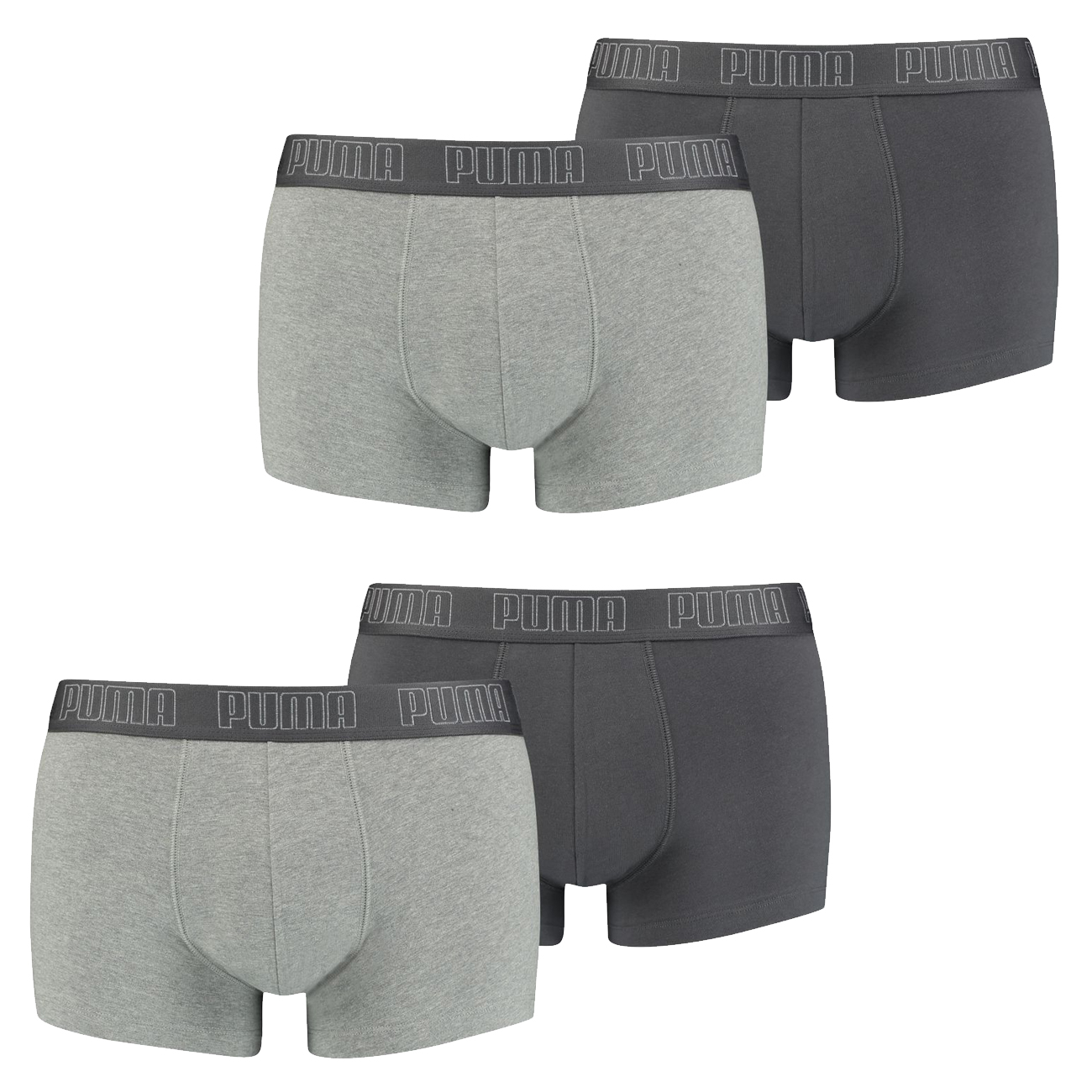 Puma Herren Boxershort Basic Trunk Shortboxer - 4er 6er 8er Multipack