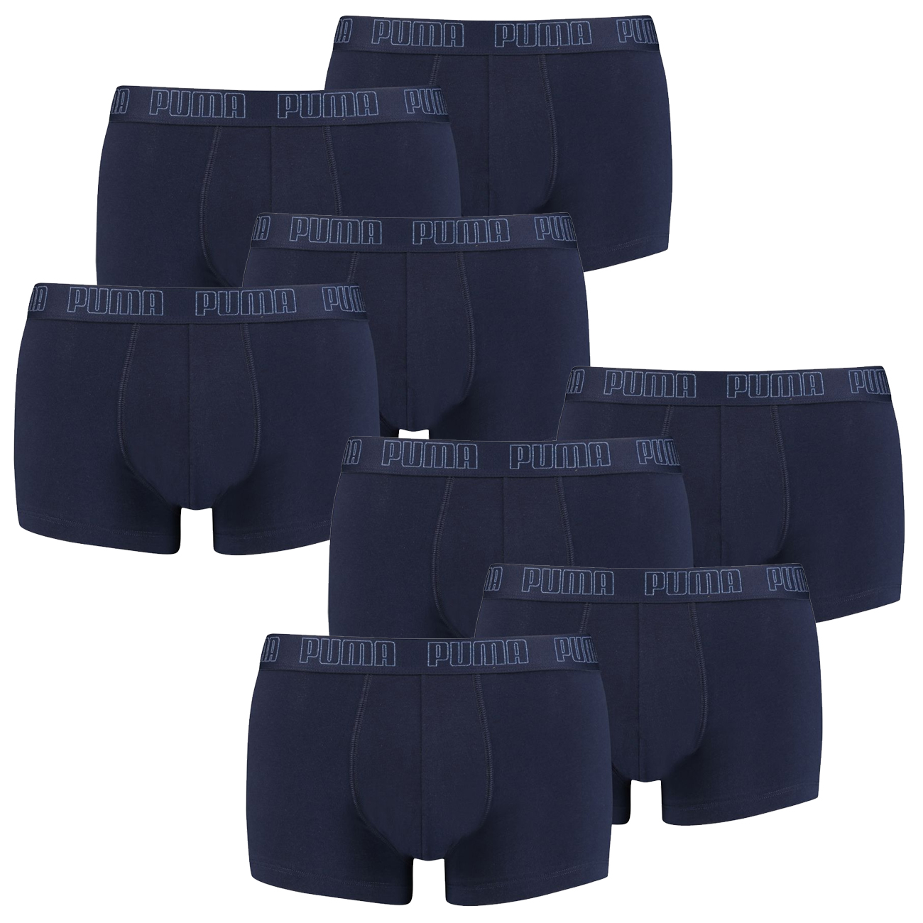 Puma Herren Boxershort Basic Trunk Shortboxer - 4er 6er 8er Multipack