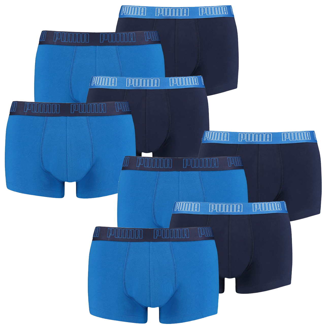 Puma Herren Boxershort Basic Trunk Shortboxer - 4er 6er 8er Multipack