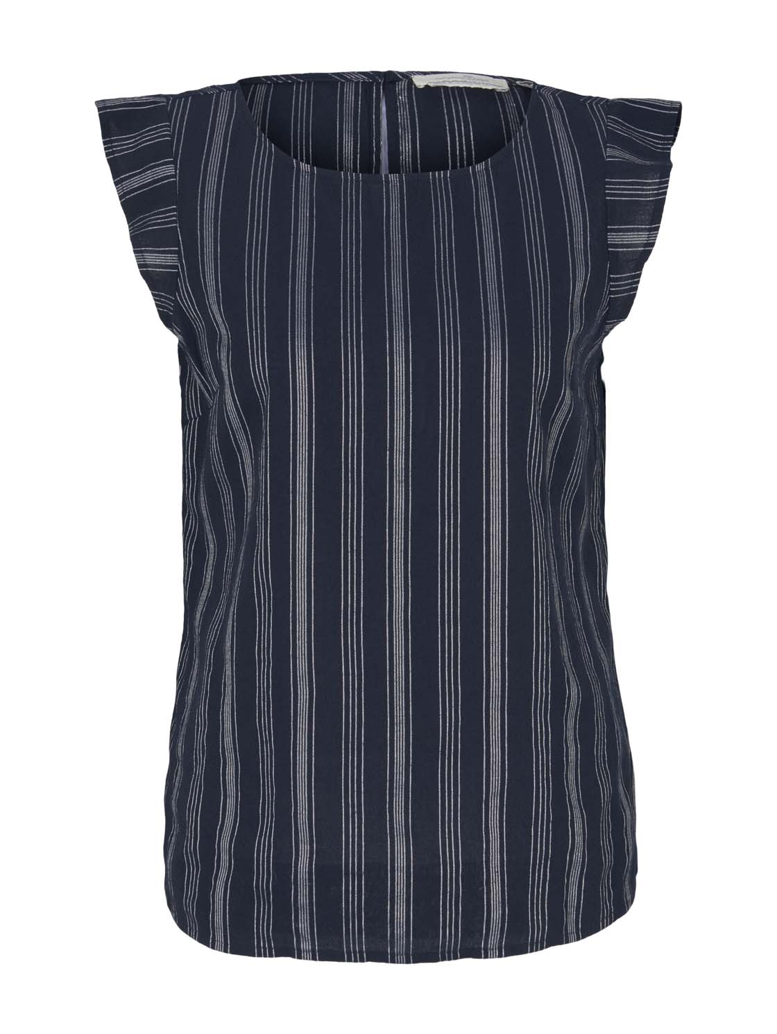 Tom Tailor Denim Damen Top Angel Sleeve Striped