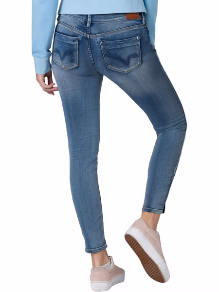 TIMEZONE Damen Jeans Tight AleenaTZ 7/8 - Blau - Aqua Blue Wash TIMEZONE Damen Jeans Tight AleenaTZ 7/8 - Blau - Aqua Blue Wash