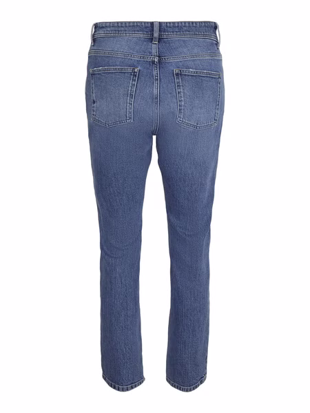 Noisy May Damen Jeans NMOLIVIA NW SLIM STRAIGHT Blau - Medium Blue Denim Noisy May Damen Jeans NMOLIVIA NW SLIM STRAIGHT Blau - Medium Blue Denim